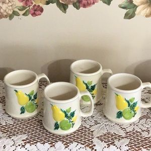 Set of 4 Vintage Mugs